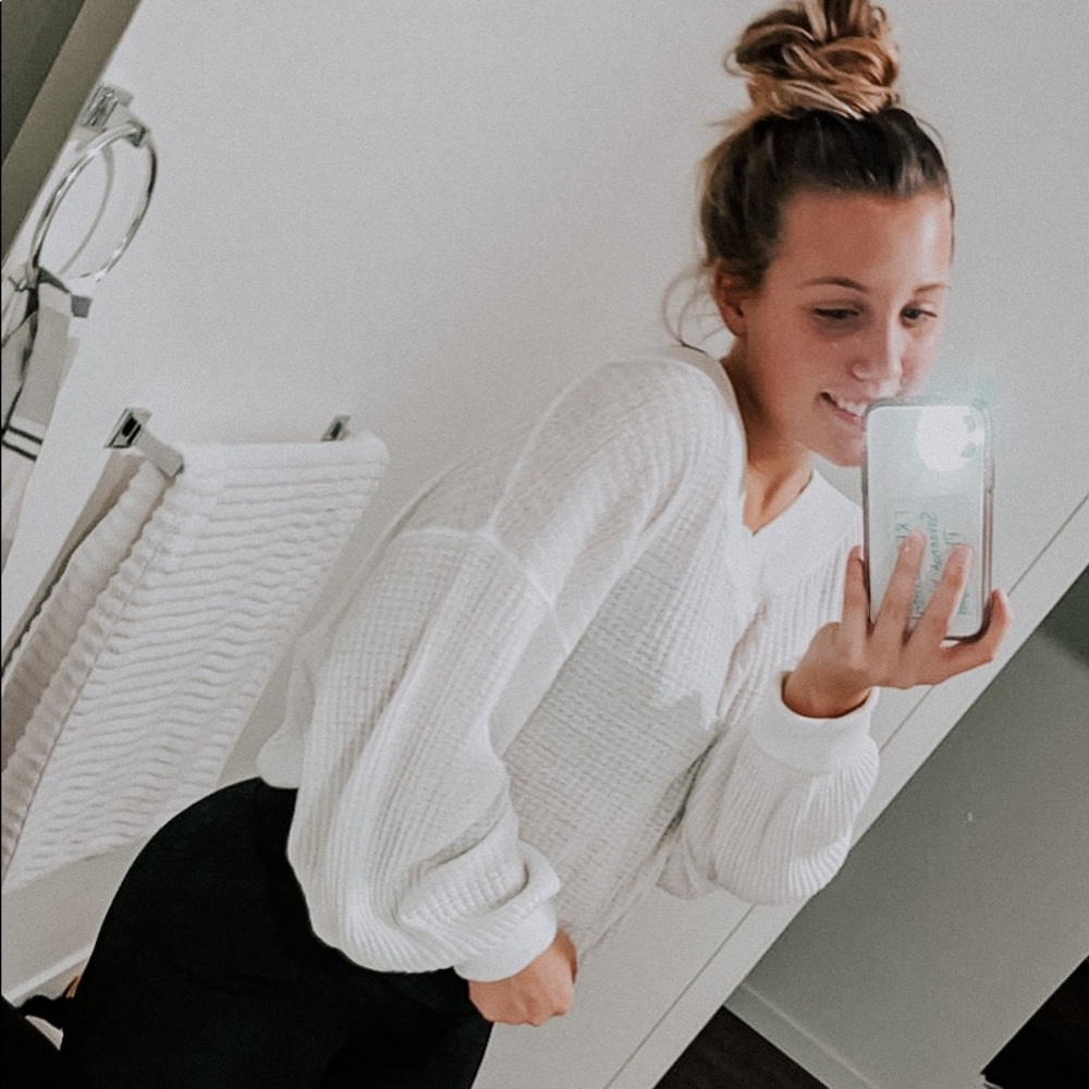 off the shoulder sweater